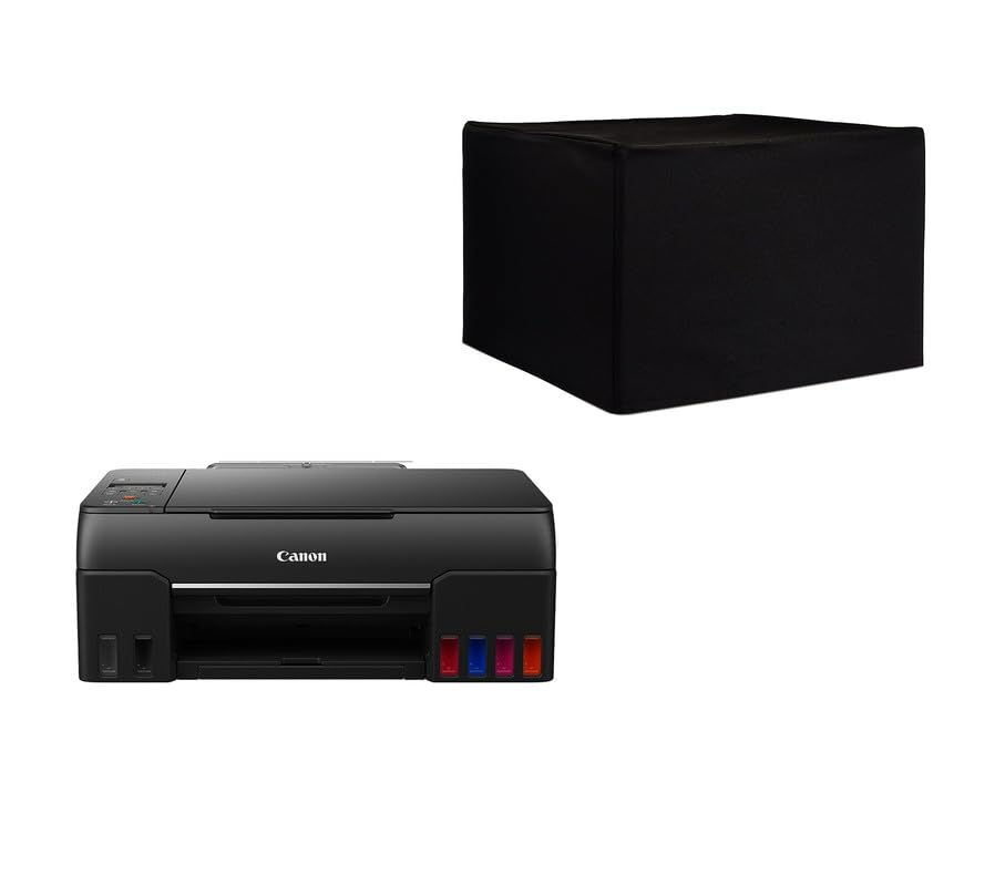 JeJos Printer Dust Cover Case Compatible with Canon PIXMA G670 Multi-function WiFi Color Inkjet Printer - Black (B0CCLH5YZK) Amazon Price History, Amazon Price Tracker