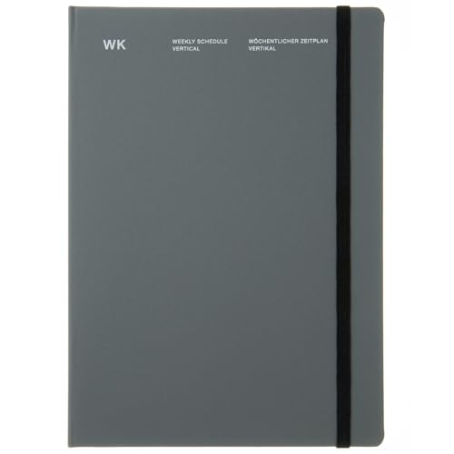 ���R�j�b�N �蒠 2026�N A5 �E�B�[�N���[ �n�[�h�J�o�[ �O���[ LAD99-250GY (2025�N12���n�܂�)