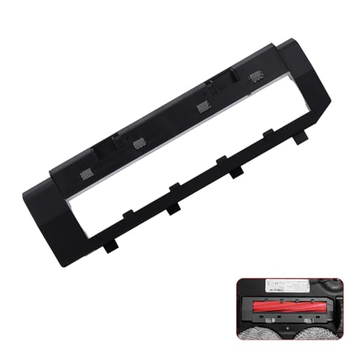 Image of Replacement Brush Guards Covers Back Cover for Roborock Q Revo, Roborock Qrevo MaxV, Roborock Qrevo S, and Q Revo Pro Robot Vacuum Cleaner - Main Brush Holder Accessories Parts(Black)