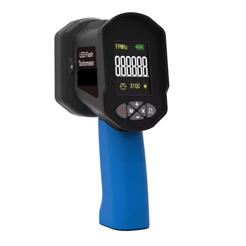 Digita �X�g���{���C�g�^�R���[�^�[�A60-100K FPM�A��ڐG RPM ����A1500LUX LED �t���b�V���A�ʑ���������� LCD �f�B�X�v���C�t�� �G���W���A���՗p(Blue)