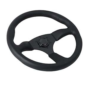 JHVVBFWF Auto Leder Drift Lenkrad 350mm