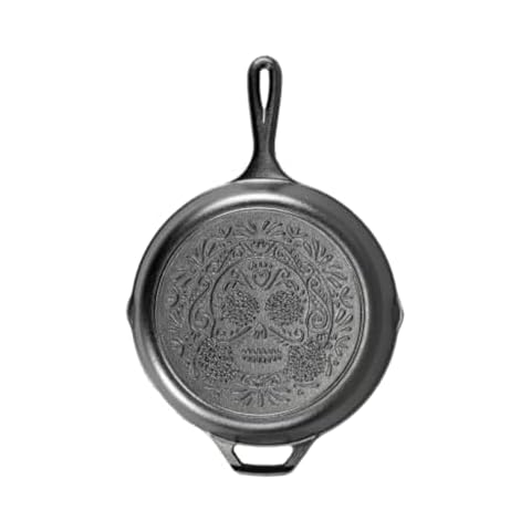 Poêle Lodge 26cm Tête de Mort Cover