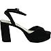 Chinese Laundry Women's Theresa Platform Dress Sandal, Black Suede, 7 M US