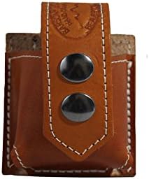 Barsony New Tan Leather Belt Clip Revolver Single Speed Loader Pouch for .22 .38 .357 Revolvers