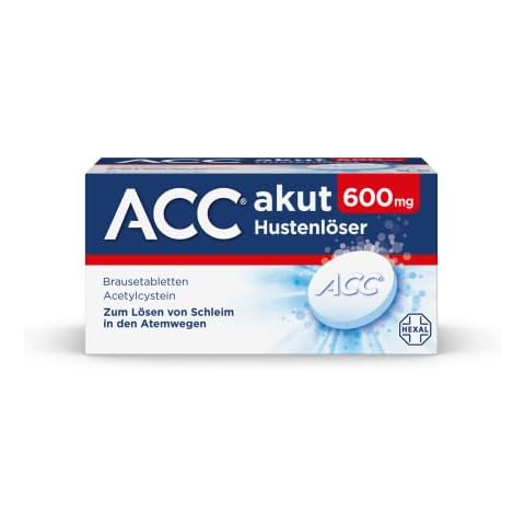ACC akut Hustenlöser 600 mg Brausetabletten 20 Stck: Löst den Schleim und erleichtert das Abhusten Cover