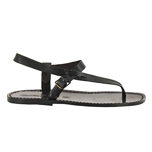 Sandalias de cuero Gianluca talla 42: Camina sin dolor este verano 2