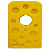 SodaPup Swiss Cheese Wedge – Durable Dog Chew Toy Made in USA from Non-Toxic, Pet Safe, Food Safe Nylon for Mental Stimulation, Clean Teeth, Fresh Breath, Problem Chewing, Calming Nerves & More
