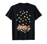 Jelly Beans Colourful Jelly Sweets Design T-Shirt