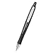 Office Depot® Retractable Ballpoint Pens With Grip, Medium Point, 1.0 mm, Black Barrel, Black Ink, Pack Of 6