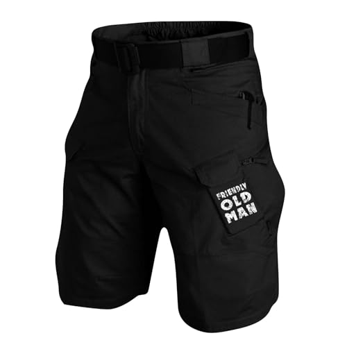 Mens Cargo Shorts Work Summer Outdoor Tactical Shorts Solid/Patriotic Printed Military Pants with Multi Pockets2