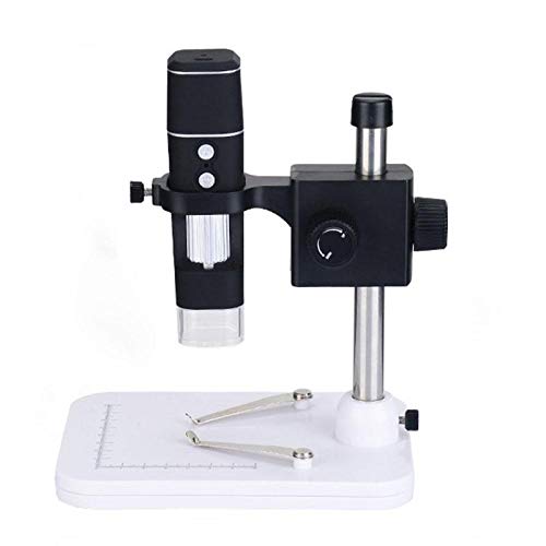 VIDOO Lente d'Ingrandimento per Microscopio Digitale 500Mp 8 Wireless Camera 2Mp WiFi con Supporto per Base
