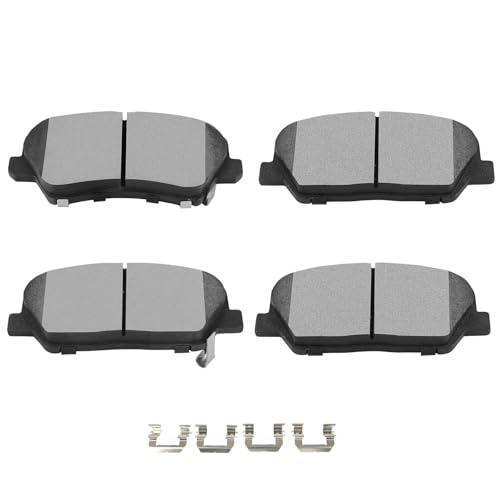 Image of SCITOO D1413 Ceramic Brake Pads Sets Front w /Hardware Replacement For Hyundai For Genesis Coupe 2010-2016,For Hyundai For Veloster 2013-2016,For Kia For Optima 2011-2015