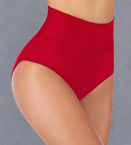 Image of Women's Bathing Suit Bottoms Full Coverage Ruched Bikini Tankini Bottom Swimsuit Brief