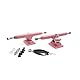 SPITBOARDS 34mm Fingerboard Pro Trucks by, Real Lock-Nuts, Rubber O-Ring Urethane Bushings, Optimized Hanger, Width 34 mm, for Fingerboard Tuning & Assembling (Pink)