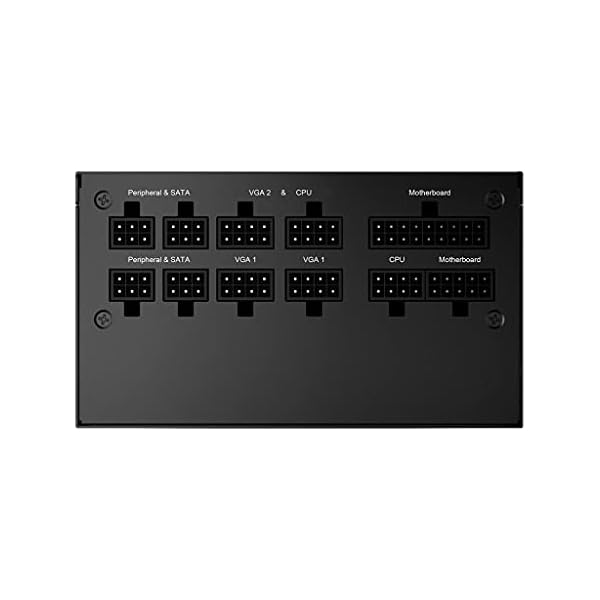 MSI MPG A650GF - Fuente de alimentación gaming (compatible con NVIDIA GeForce RTX Serie 30, Certificado 80 Plus Gold, 650 W, alimentación continua con ventilador de 140 mm FDB, ATX) - Image 3