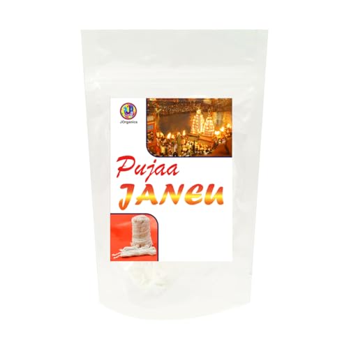 Image of Brahmin Janeu Thread for Pooja Rituals | Organic Cotton Janeu for Puja | Mota Dhaga | Pure and Traditional