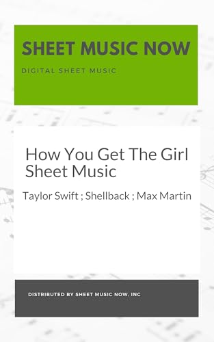 How You Get The Girl Sheet Music (English Edition)