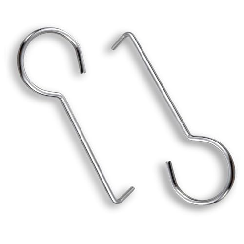 2 Pcs Hair Catcher Lifting Hooks for Drain Grate Daily Clean, Made of 304 Stainless Steel, for Shower & Kitchen(2.5mm)