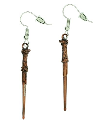 Harry Potter Earrings For Women 3 Pack Deathly Hallows, Lightning Scar, Harry Potter Wand3