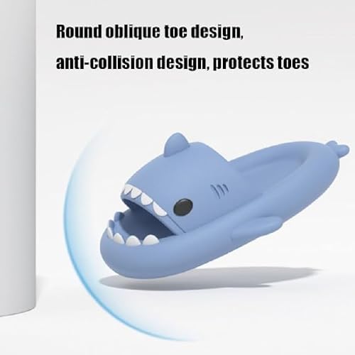 Ice Cream Shark Slides, Lightweight Non-Slip Summer Sandals for Men and Women, Thick-Soled Comfortable Beach Shower Slippers3