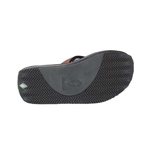 Image of Volatile Women's Cafe Metallic Thong Sandal | Casual Sandals