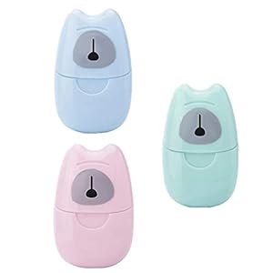 DOITOOL 3 doos/150 STKS Wegwerp Zeepvellen Mini Reizen Zeep Papier Draagbare Handreiniging Zeep voor Camping Reizen…