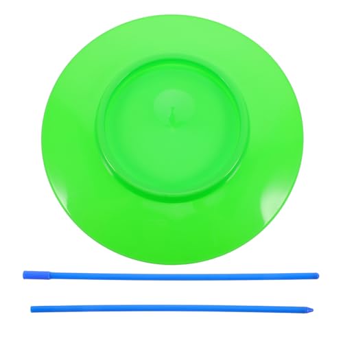 Artibetter Assiette Chinoise Facile à Apprendre pour Garçon et Filles en Plastique Vert, de Jonglage avec Plateaux D'équilibre pour Spectacles Artistiques...