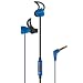 Produktbild Vivanco SPX 60 In-Ear Sport-Kopfhörer mit Mikrofon, Headset, Ohrhörer für Smartphone, Handy, MP3-Player, IXP4 spritzwassergeschützt, mit Fernbedienung und 3,5 mm Winkelstecker schwarz blau