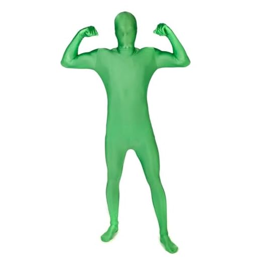 Morphsuits Adultos MSUIT Todo en uno Verde Traje de Disfraz de Halloween - Tamaño XX-Grande - 6'2-6'9 (186cm-206cm)