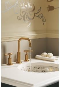 Miniatura 3 de Kohler K-14410-4-BGD Purist - Grifo para lavabo de baño con manijas de palanca baja y boquilla baja 483669