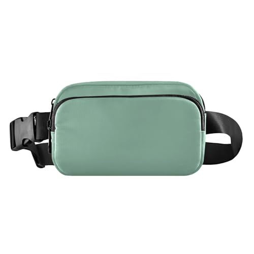 Generic Sage Green Fanny Packs for Women Belt Bag Waterproof