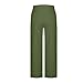 Toumov Cargo Pants for Women Wide Leg Casual Pants High Waisted Y2K Streetwear Fashion Hiking Trousers with Multiple Pockets Army Green