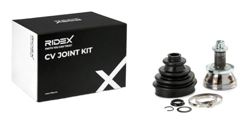 RIDEX Juego de articulación árbol de transmisión Delantero, izquierda Delantero, derecha Delantero M16x1.5 5J0012 Junta Homocinética compatible con VW Polo V Hatchback 6R1, 6C1, AUDI A2 8Z0