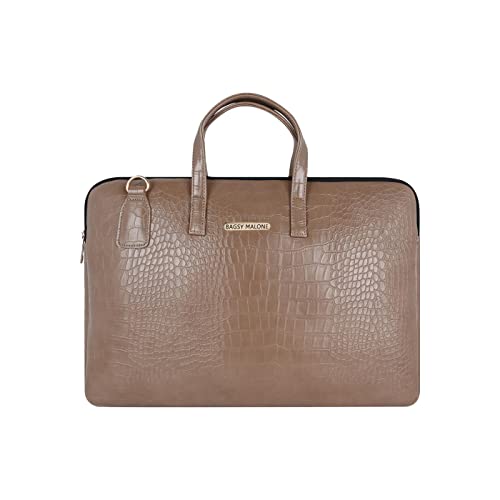 Image of Bagsy Malone Vegan Leather Unisex Laptop Bag-LB0014