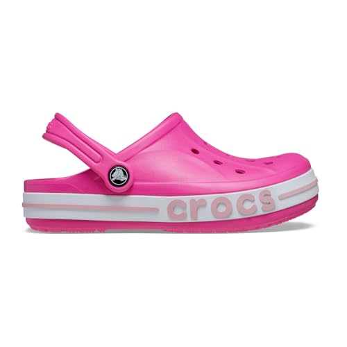Crocs Unisex Kinder Bayaband Clog K Clog, Electric Pink/Petal Pink, 33/34 EU