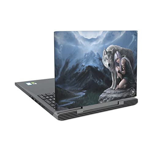 Vinyle autocollant Dell Inspiron 15 7000 P65F protection sticker Anne Stokes loup protecteur