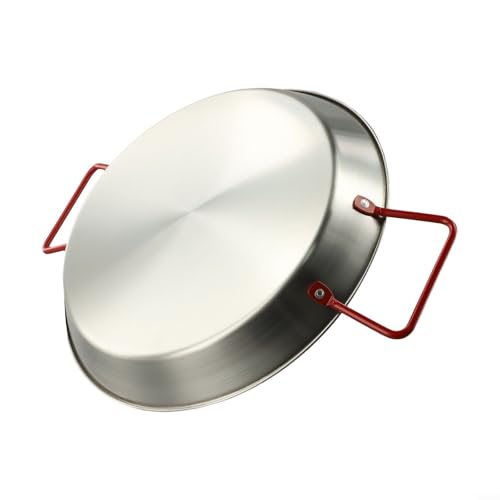 Sartén de mariscos de acero inoxidable de alta calidad para cocinar y servir con facilidad