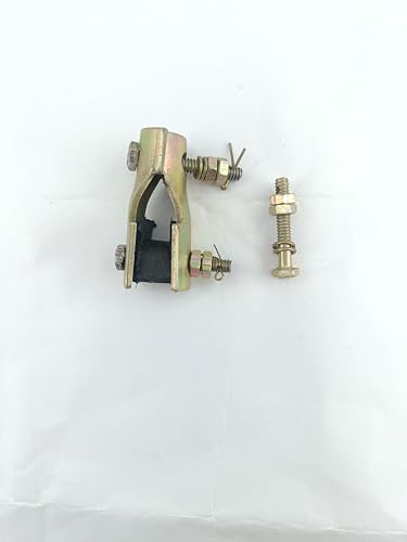 Image of Heavy Gaze Celing Fan Hook Attachment Clamp with Special Fan Rod Nut Bolt & Locking Pins(Pack of 1)