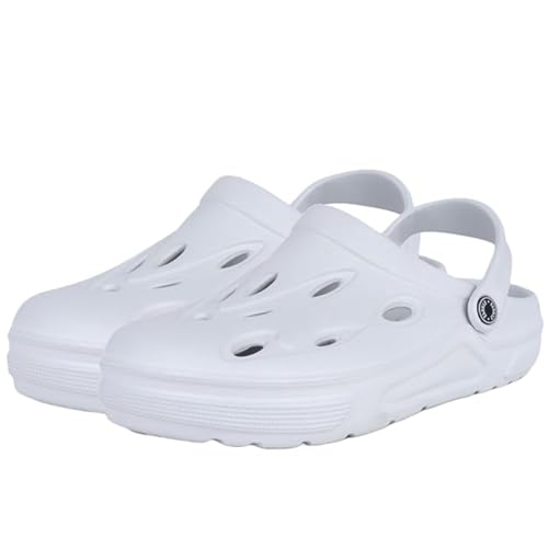 Image of Men's Lightweight EVA Clogs | Breathable Slip-on Garden Shoes with Adjustable Strap | Anti-Slip Comfort Sandals for Indoor & Outdoor Use