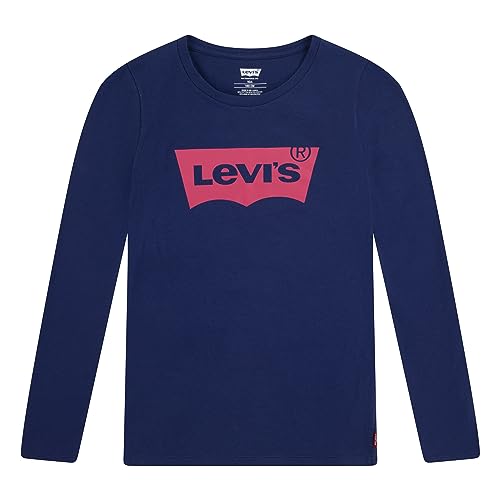 Levi's Kids Lvg l/s batwing tee Mädchen Blue Médiéval 10 Jahre