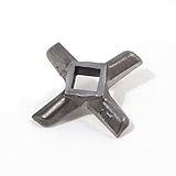 MITTELLOCH: 9,5 mm Nr. 5 Kreuzmesser für Fleischwolf • Ersatzteile Ersatzmesser Messereinsatz Enterprise Fleischwolfmesser Größe 5 Küchenmaschine • Große Auswahl Verschiedene Größen und Lochdurchmesser