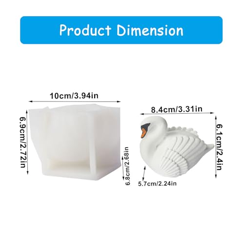 Moule silicone oiseau pour décorations de table et bougies