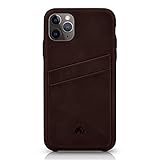 Bullstrap Premium Leather Portfolio Phone Case Compatible with Apple iPhone 12/12 Pro, Bourbon Brown...
