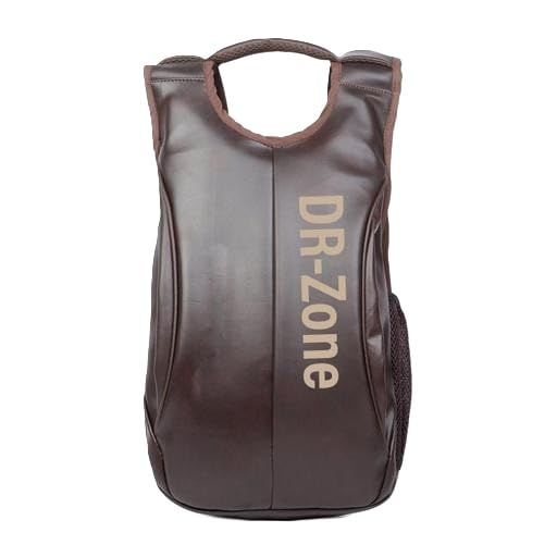 Laptop Backpack Faux Leather Durable Design Water Resistant Dual Compartment Padded Laptop Sleeve Travel Office Use-image-40