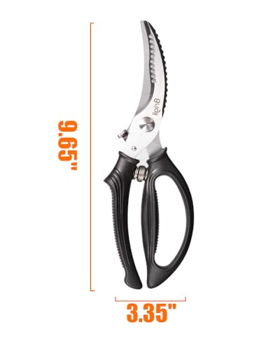 Brigii Kitchen Shears, Stainless Steel Heavy Duty Poultry Shears thumb #5
