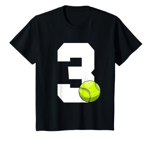 キッズ テニス キッズ 幼児 男の子 3歳の誕生日 テニス Tシャツ