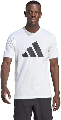 Adidas Tr-Es Fr Logo T Erkek Tişört, Beyaz, M - Görsel 1