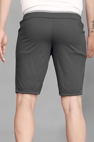 Image of Men's Sports Shorts with Drawstring, Athletic Casual Bermuda Shorts in Multicolor, Zippered Pockets