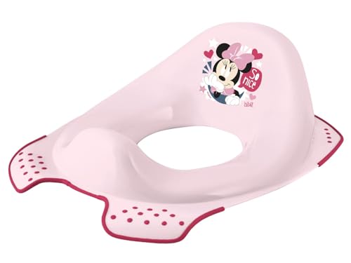 Riduttore WC Minnie pour fille en polypropylène bleu dès 24 mois