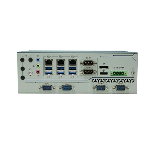 Image of Industrial PC, Embedded Computer, I5 10500T, IX14, TPM2.0, 3 x LAN, 6 x COM, DP, HDMI, 12-24V Phoenix Terminal, Support Watchdog, PXE, WOL, 64G RAM, 2TB SSD